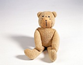 Rassel-Teddy, Teddybär aus weichem Frottier