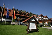 Low angle view of Berg Hotel Jagerhof in Germany