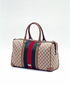 Handbag mit Gucci-Logo in Braun und Beige