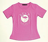 T-Shirt in Rosa mit Flamingo-Motiv 