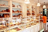 Wolkonskij Bäckerei in Moskau Geschäft von innen