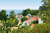 View of Arild town in Sweden