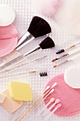 Assortment of make-up tools