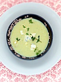 Gorgonzola-Lauchcreme-Suppe 