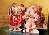 Santa Claus made of cardboard for Christmas decoration