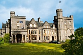 Facade of Inverlochy Castle Hotel Castle on Loch Na Marak, Scotland