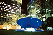 "The Big Blue" auf dem Canada Square Docklands, London