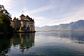 Château Chillon in Veytaux bei Montreux am Genfer See