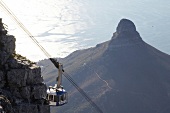 View of Table Bay from Table mountain, Cape Town, South Africa, aerial view