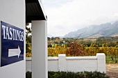 View of Ken Forrester Winery, Stellenbosch, South Africa