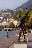 Denkmal für Freddy Mercury in Montreux am Genfer See.