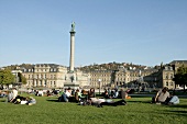 Schlossplatz in Stuttgart Baden Württemberg