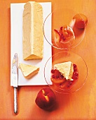 TBN, Desserts, Pfirsich-Apriko sen-Grütze, Johannisbeeren, Parfait