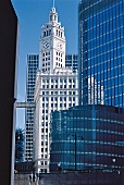 Wrigley Building und Trump Tower, Chicago, Hochhäuser