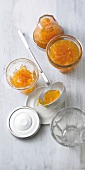 Orangenmarmelade, Step4, Marmelade in Gläser füllen, Kelle