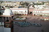 Indien, Blick auf den Hof der Mosche e am Spice Market, Old Delhi