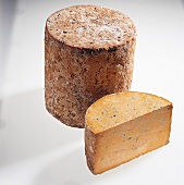 Buch vom Käse, Blaukäse, Zylin derform, braunrötliche Oberfläche