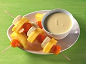 Sauce, Spießchen mit Pina Colada