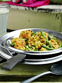 Indisch kochen, Gemüse-LinsenCurry mit Kokos