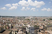 Blick über die Dächer Roms Sehenswürdigkeit in Rom Roma