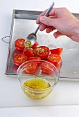 Vorspeisen & Nachspeisen, Roastbeef: Tomaten marinieren, Step1