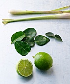 Lemon, lime leaves and lemongrass