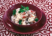 Orientküche, Tomaten-Reis- Pilaw mit Hack und Petersilie