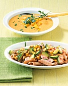 Nudeldiät, Mais-Zucchini-Nudeln und Mango-Möhren-Suppe