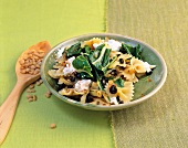 Vegetarisch, Mangoldpasta mit Ricotta