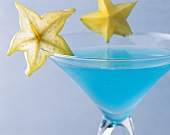 Sommerdrinks, Cocktail Ocean Star, blau