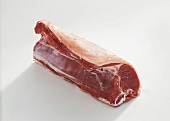 Fleisch, Lendenkotelett ohne letzte Rippe "Loin", Schwarte, Speck