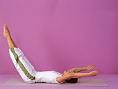 Pilates - Control Balance: Rükkenlage, Beine heben, Step 1