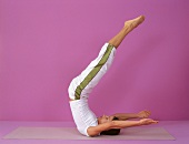Pilates - Control Balance: Rükkenlage, Beine zur Decke , Step 3
