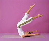 Pilates - Control Balance: Rükkenlage, Beine oben, Wechsel, Step 6
