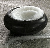 Close-up of glutamate salts in bowl
