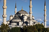 Exterior view of Blue Mosque, Istanbul, Turkey