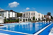 Swimming pool of Hotel Four Seasons, Istanbul, Turkey