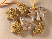 Weihnachtsbäckerei, finnische Pfefferkuchen-Figuren