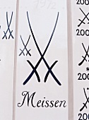 Markenzeichen der Manufaktur Meissen 