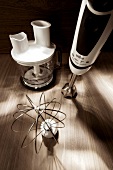 Mixer set with hand blender and attachments