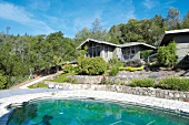 USA, Napa Valley: Ada's Cottage, Ferienhaus, Garten, Pool, sommerlich