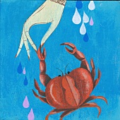 Illustration Horoskop Krebs 