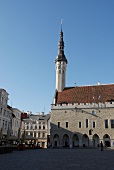View of Town hall in Tallinn, Estonia