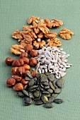 Different types of nuts