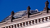 View of Dome of Reichstag building in Berlin, Germany