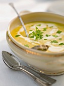 Büfetts, Kerbelcremesuppe