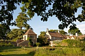 Cottages beim Herrenhaus "Great Chalfield Manor"