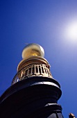 Minaret of Vor Frelsers Kirke in Copenhagen, Denmark