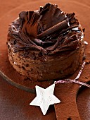 Chocolate cake for Christmas