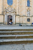 Facade of Trinity Church in Franconian Switzerland, Bavaria, Germany